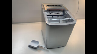 Insignia 26 Lb Portable Small Ice Maker Silver Model: NS-IMP26SL0 SKU: 6331583 (08-14-2021)