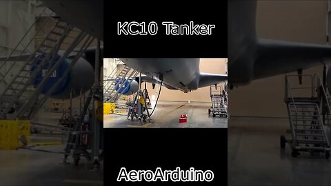 How Air Fuel Tanker #KC10A Gear Swing Test #Aviation #Flying #AeroArduino