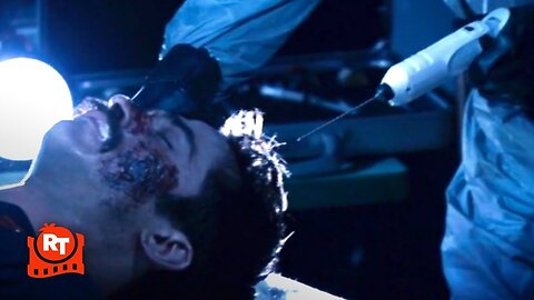 Quarantine (2008) - Gross-out Brain-Drilling a Zombie Scene