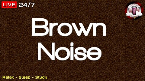 🔴🎧Soothing Brown Noise for sleep | BLACK SCREEN | Relax, Sleep, Study | Sounds For Sleep | asmr