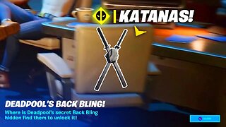 How To FIND DEADPOOL'S KATANAS in Fortnite!.. (Week 4 Challenges)