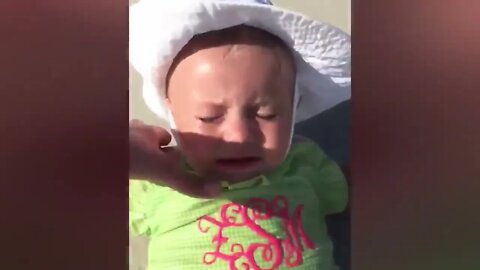 Try Not To Laugh Funniest Babies on the Beach Pew Baby 2