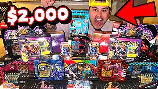 Opening $2,000 Pokemon Cards Boxes