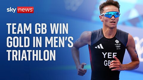 Paris Olympics: Team GB's Alex Yee wins triathlon gold after sensational comeback