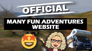 THE OFFICIAL Many Fun Adventures WEBSITE 💻😉👍 #vanlife