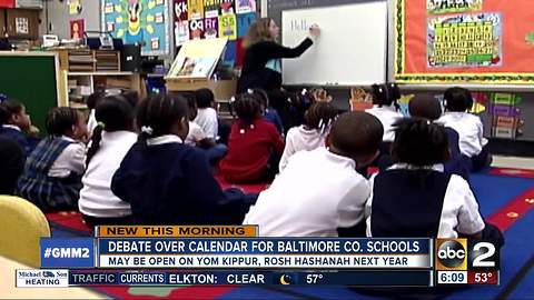 Baltimore Co. schools consider opening on Jewish holidays