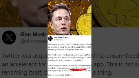 Elon Musk's Twitter Applying For Crypto License #crypto #bitcoin #cryptocurrency