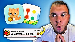 Ganhe R$50,00 Por Dia Com Esses 02 Apps de Jogos Novinhos em Folha (VIA PAGBANK)