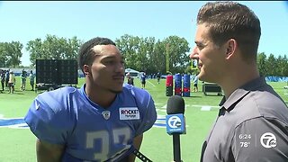 Brian Branch talks one-on-one with Brad Galli about NFL Draft, Lions training camp