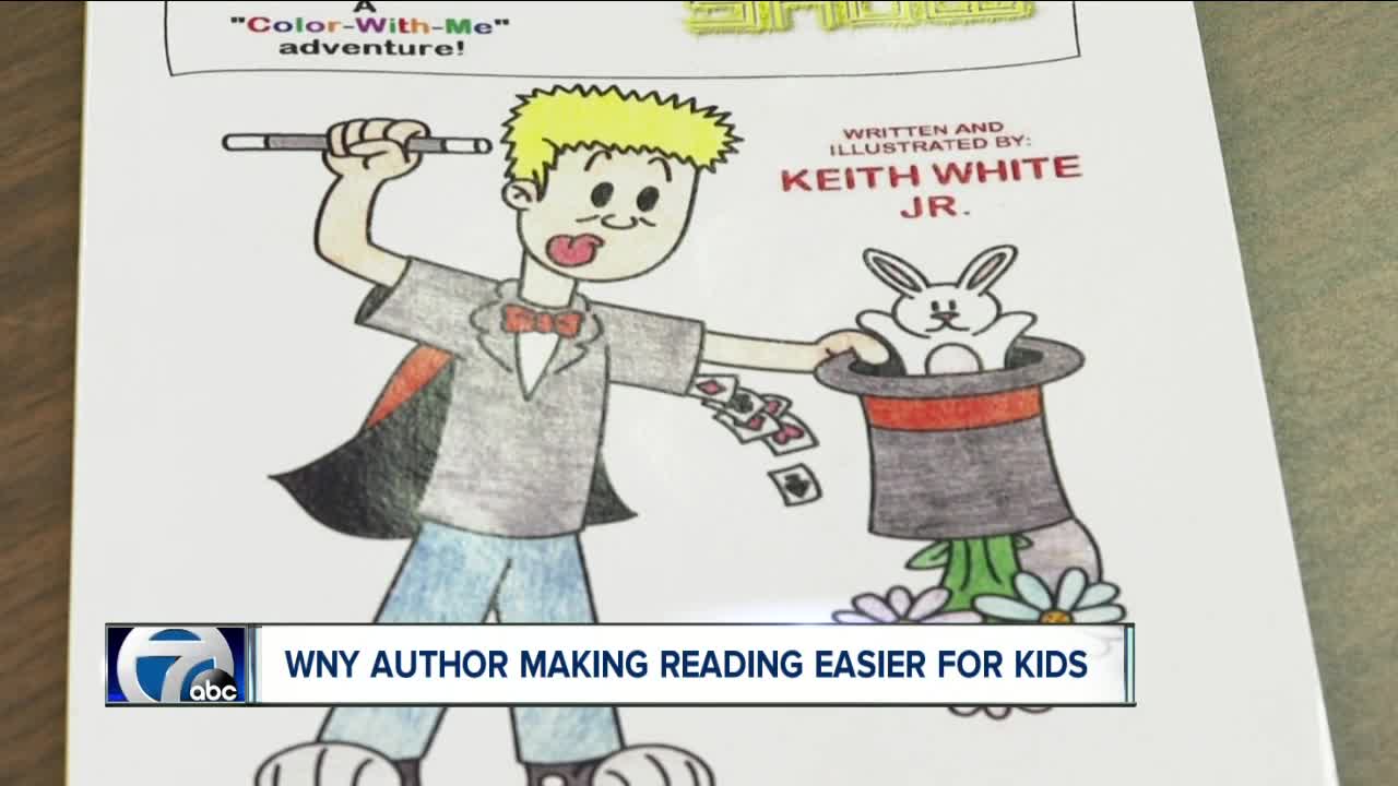 WNY author writes books to make reading easier for kids with ADHD