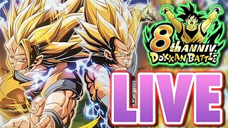 🔴8TH ANNIVERSARY HYPE! GRINDING DRAGON STONES AND MORE! | DBZ Dokkan Battle