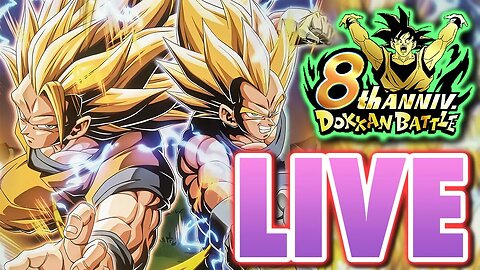 🔴8TH ANNIVERSARY HYPE! GRINDING DRAGON STONES AND MORE! | DBZ Dokkan Battle