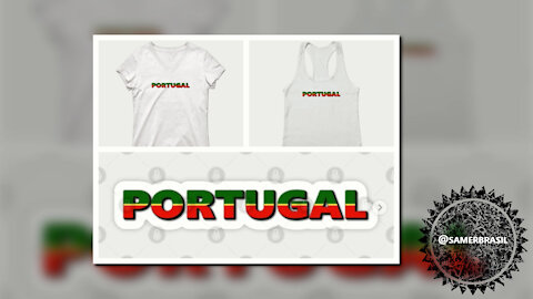 PORTUGAL. PORTUGAL T-SHIRT. SAMER BRASIL (TEEPUBLIC)