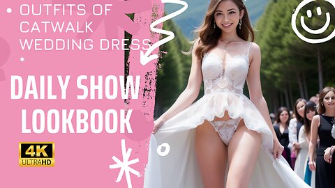 AI LookBook | Show catwalk Unique bridal dress [AI Art] #AIart #lookbook #fashion