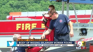 Body of woman who fell off boat recovered from Ohio River