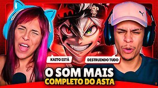 KAITO - Anti Magia | Asta (Black Clover) | [React em Casal] 🔥