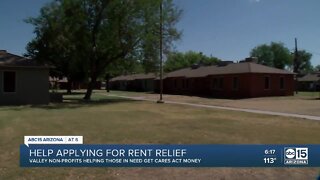 Help applying for rent relief