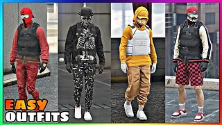 4 Easy Casual Male Tryhard Outfits To Make #16 (GTA Online)