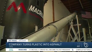 Company turns plastic into asphalt