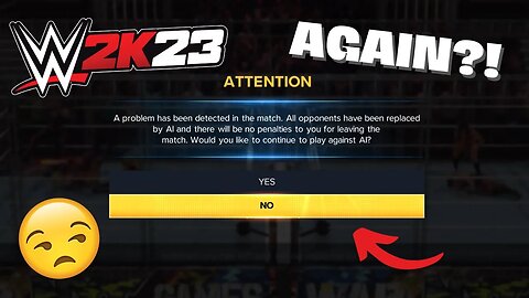 SERVERS DISCONNECT IN ONLINE WARGAMES & ROYAL RUMBLE MATCHES! - WWE 2K23