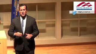 Rick Santorum at Cornell - Evolution Q&A