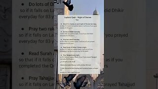 THINGS TO DO ON LAYLATUL QADR! 🤲🏾🕌 #shorts #islam #ramadan #viral