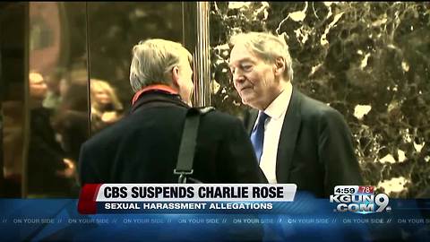 CBS suspends Rose, PBS halts his show following allegations