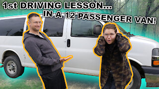 Learning To Drive.. In A 12 Passenger Van!