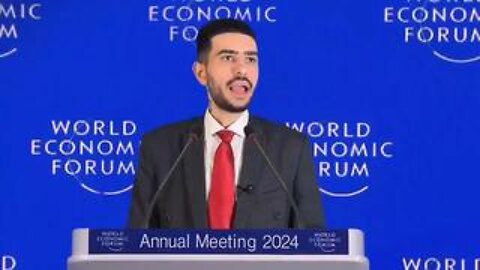 New WEF Participant Crashes 2024 Davos Meeting | Damon Imani