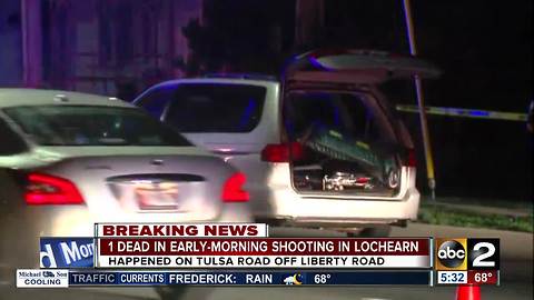 1 dead in early morning shooting on Liberty Road in Baltimore County