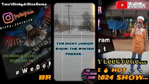 The Dicky Junior SHOW Ep:2 The Winter Freeze... "Man Made" #VishusTv 📺