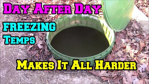 MORE Water Well And Winter Weather HEADACHES | Shed To Tiny Cabin House Raw Land Arkansas Homestead