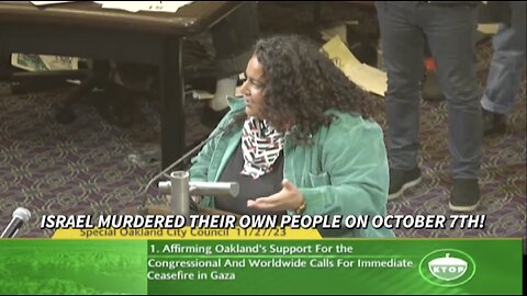 Oakland City Council Open Comments: Calling Hamas a Terrorist Organization is 'Genocidal Propaganda’