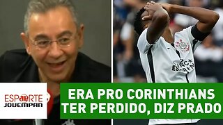 "Era pro Corinthians ter perdido pro Flamengo", diz Flavio Prado