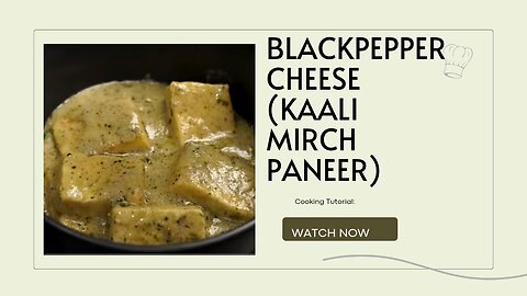 PANEER KALI MIRCH RECIPE| RESTAURANT STYLE PANEER KALI MIRCH |PANEER RECIPE