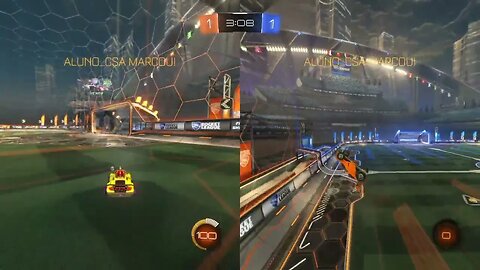 Rocket League /Jogando de Duas Pessoas