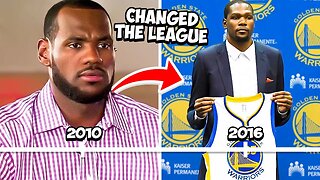 How Lebron James "Decision" Changed The NBA FOR THE WORST!