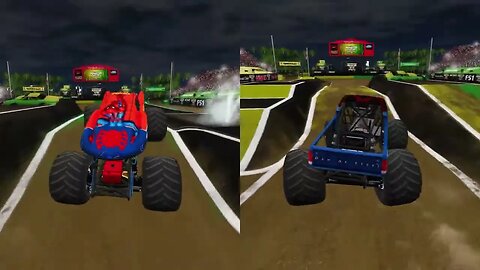 Comic Book Showdown Racing 16 Truck BeamNG Drive Monster Jam