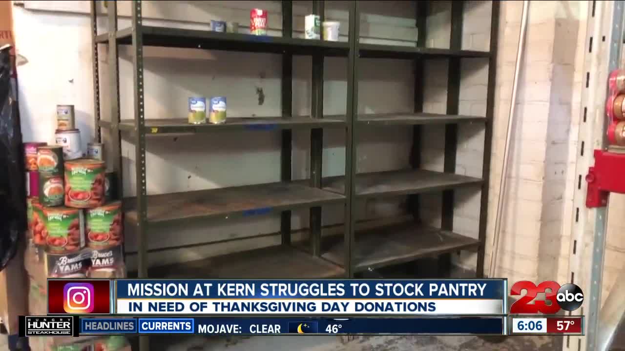 Mission at Kern Struggles to Stock Pantry