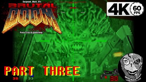 (PART 03) [Inferno] The Ultimate Doom (1995) w/ Brutal Doom v21 Mod