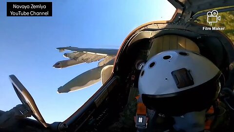 POV: Awesome combat sorties of Russian Su-25 ground attack aircrafts in Ukraine SMO