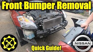 2007 - 2009 Nissan Altima How to Remove the Front Bumper