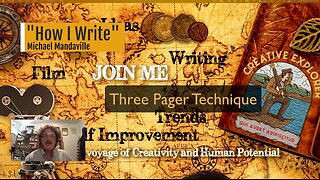 How I Write - Michael Mandaville - Three Pages