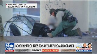 Border Patrol Agent Tries To Save Baby After She Was Rescued From Rio Grande