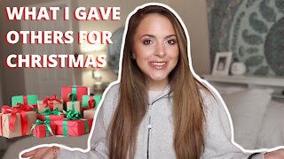 WHAT I GAVE OTHERS FOR CHRISTMAS 2020/ HOLIDAY GIFT IDEAS| sisters, parents, boyfriend & his family!