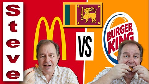 WHICH is BEST? McDonalds vs Burger King - Curry and Rice 🇱🇰 🍛
