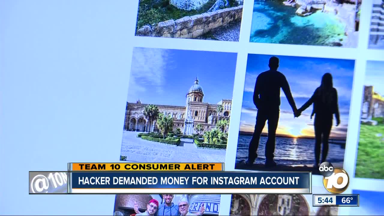 Hacker demanded money for Instagram account