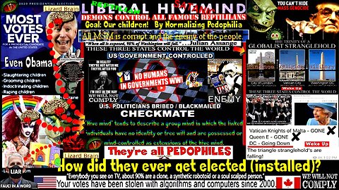 U.S. Politicians and the entire government owned and controlled [psychopath satanic demons] - human?