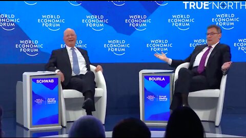 At Davos Albert Bourla and Klaus Schwab Joke about 'Conspiracy People'