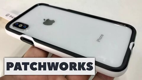 Patchworks [Level Silhouette Series] TPU Bumper Frame Case for the iPhone X